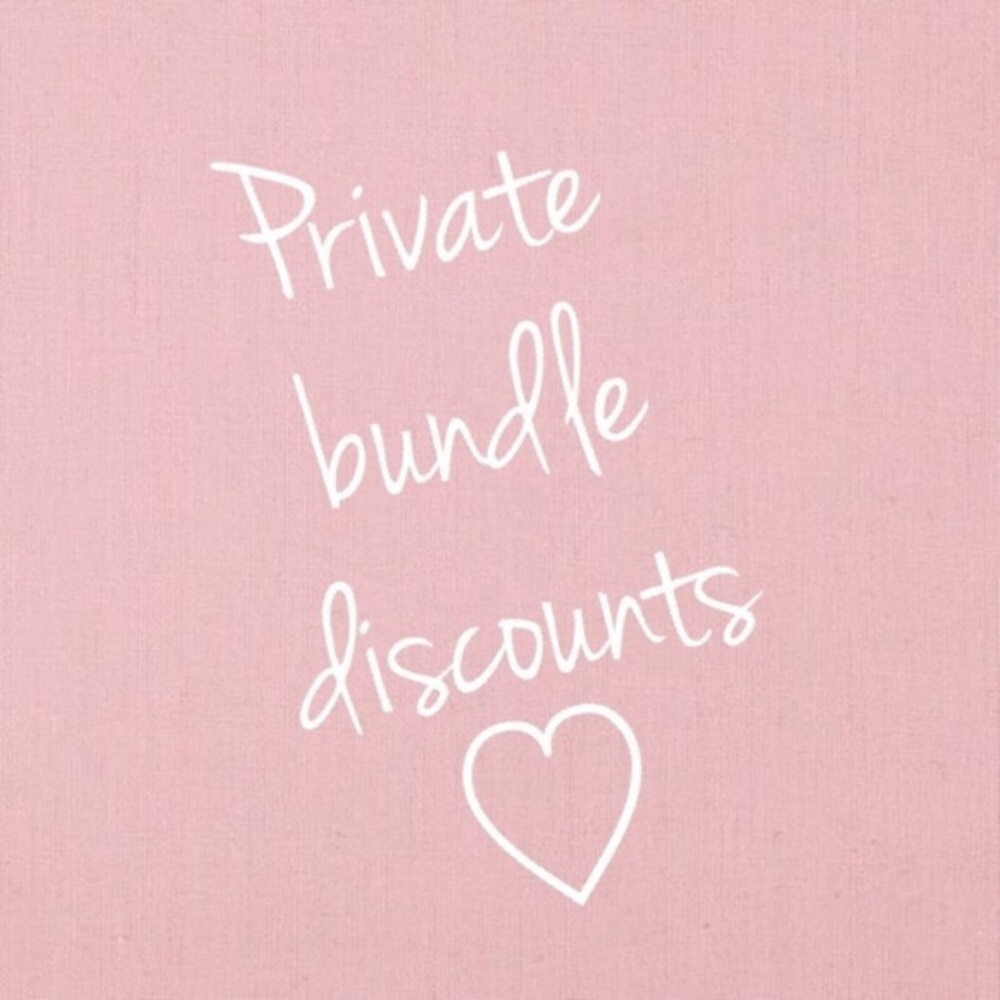 Bundle your likes & I’ll give you a greatdiscount